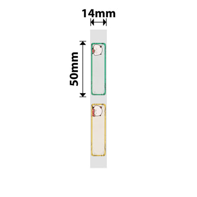 NB167 - NIIMBOT - D11 / D101 / D110 / H1S - 14X50MM - 130 WORK & REST B LABELS