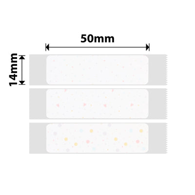 NB175 - NIIMBOT - D11 / D101 / D110 / H1S - 14X50MM - 125 MEMORY RECALL LABELS