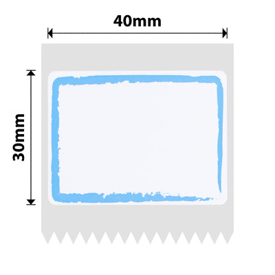 NB189 - NIIMBOT - B1 / B21 / B3S / B4 - 40X30MM - 230 BLUE BORDER LABELS