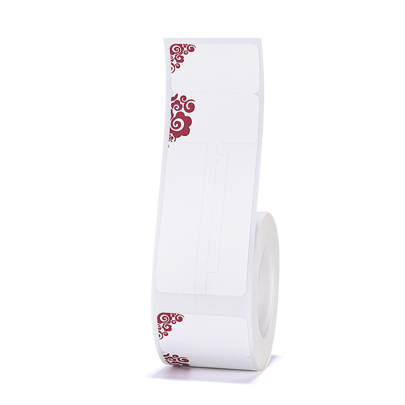 NB206 - NIIMBOT - B1 / B21 / B3S / B4 - 25X75MM - 100 DEEP RED CABLE LABELS