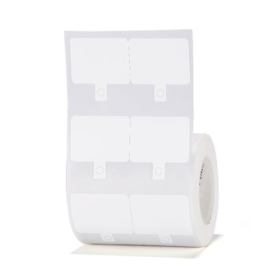 NB211 - NIIMBOT - B1 / B21 / B3S / B4 - 50X26MM - 250 WHITE JEWELLERY LABELS WITH HOLE
