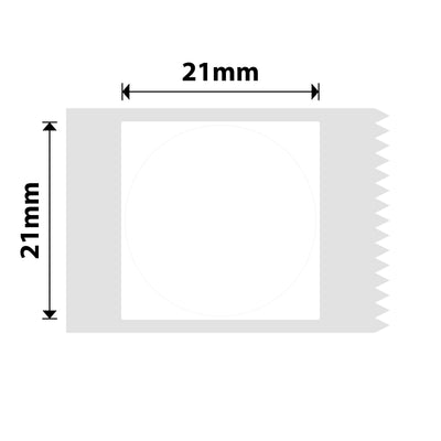 NB218 - NIIMBOT - B1 / B21 / B3S / B4 - 21X21MM - 300 WHITE ROUND LABELS