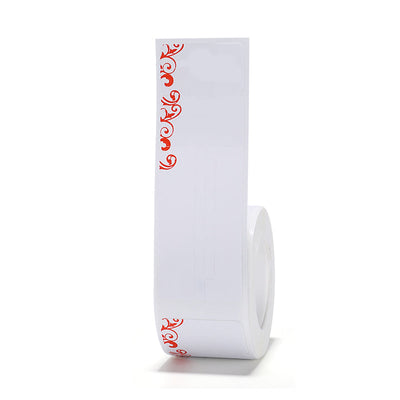 NB228 - NIIMBOT - B1 / B21 / B3S / B4 - 25X75MM - 100 RED CLOUD JEWELLERY LABELS (DUPLICATE NB204)