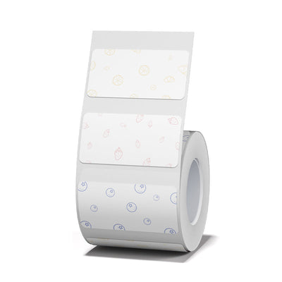 NB229 - NIIMBOT - B1 / B21 / B3S / B4 - 40X20MM - 320 FRUIT PATTERN LABELS