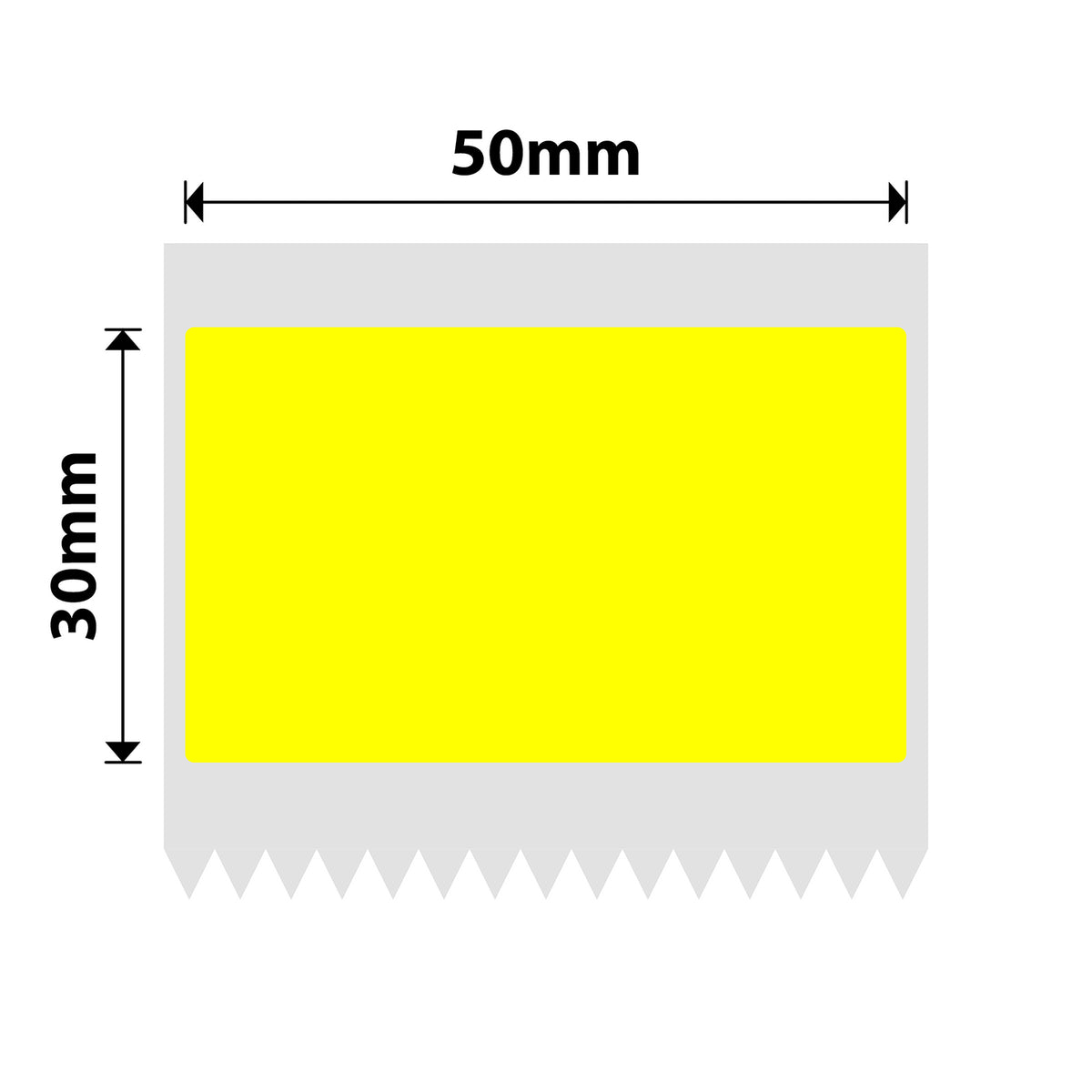 NIIMBOT - B Range - 50x30mm - Yellow - 230 Labels