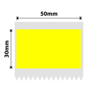 NIIMBOT - B Range - 50x30mm - Yellow - 230 Labels