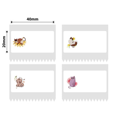 NB239 - NIIMBOT - B1 / B21 / B3S / B4 - 40X20MM - 320 CAT LABELS