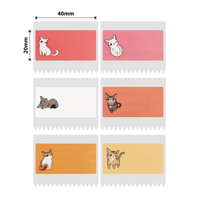 NB240 - NIIMBOT - B1 / B21 / B3S / B4 - 40X20MM - 320 CAT LABELS