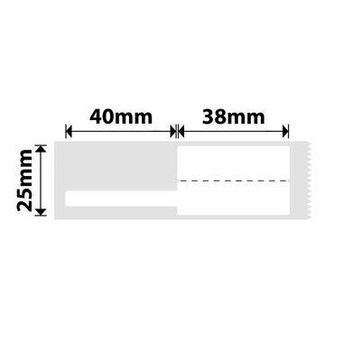 NB246 - NIIMBOT - B1 / B21 / B3S / B4 - 25X78MM - 85 WHITE CABLE LABELS