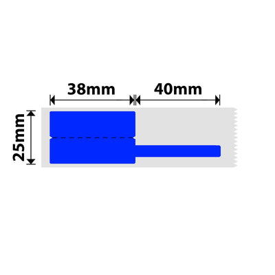 NB249 - NIIMBOT - B1 / B21 / B3S / B4 - 25X78MM - 100 BLUE CABLE LABELS