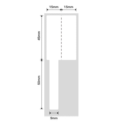 NB251 - NIIMBOT - B1 / B21 / B3S / B4 - 30X95MM - 80 WHITE CABLE LABELS