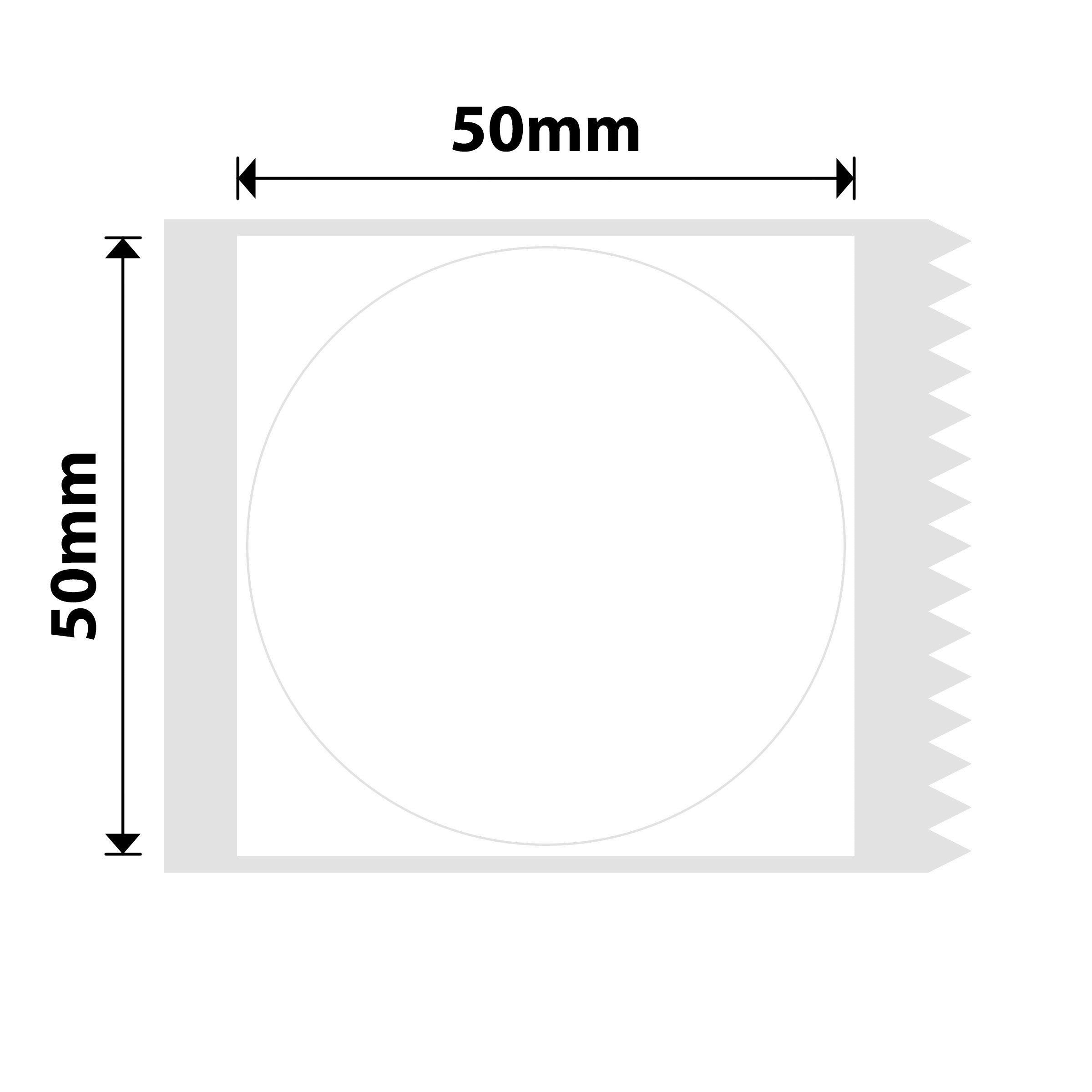 NB255 - NIIMBOT - B1 / B21 / B3S / B4 - 50X50MM - 150 WHITE ROUND LABELS