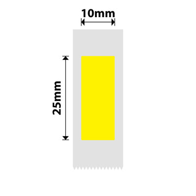 NB267 - NIIMBOT - D11 / D101 / D110 / H1S - 10X25MM - 225 YELLOW LABELS