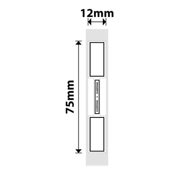 NB276 - NIIMBOT - D11 / D101 / D110 / H1S - 12X75MM - 90 SIMPLE CABLE LABELS