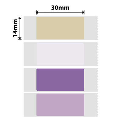 NB282 - NIIMBOT - D11 / D101 / D110 / H1S - 14X30MM - 195 DREAM PARK MIXED COLOURS LABELS