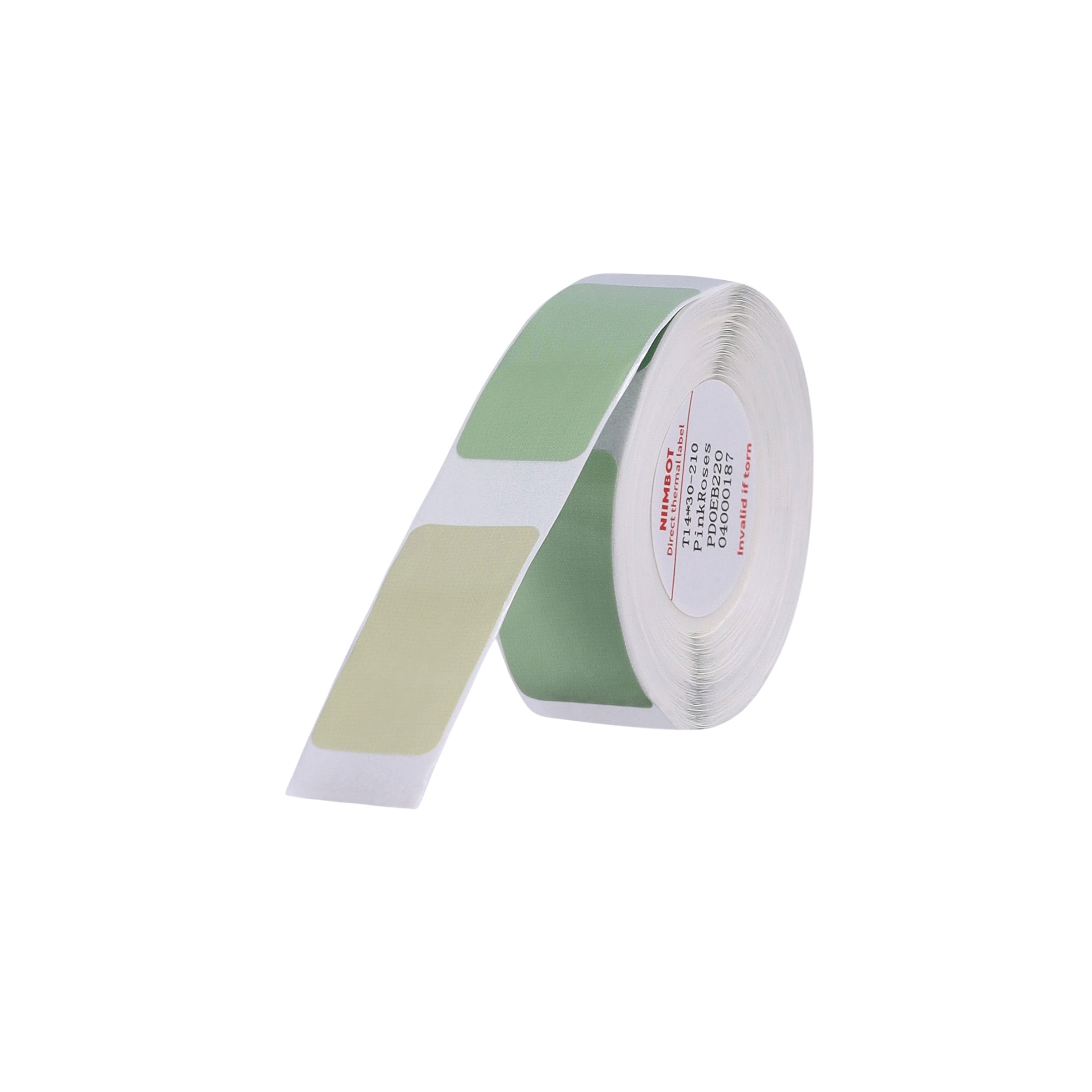 NB284 - NIIMBOT - D11 / D101 / D110 / H1S - 14X30MM - 195 GREEN MIXED COLOURS LABELS
