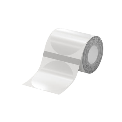 NIIMBOT-Gamme B-50x50mm-Rondes transparentes-150 étiquettes