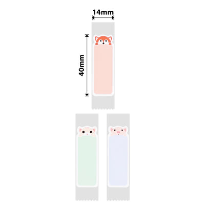NB291 - NIIMBOT - D11 / D101 / D110 / H1S - 14X40MM - 155 SLEEPY ANIMALS LABELS