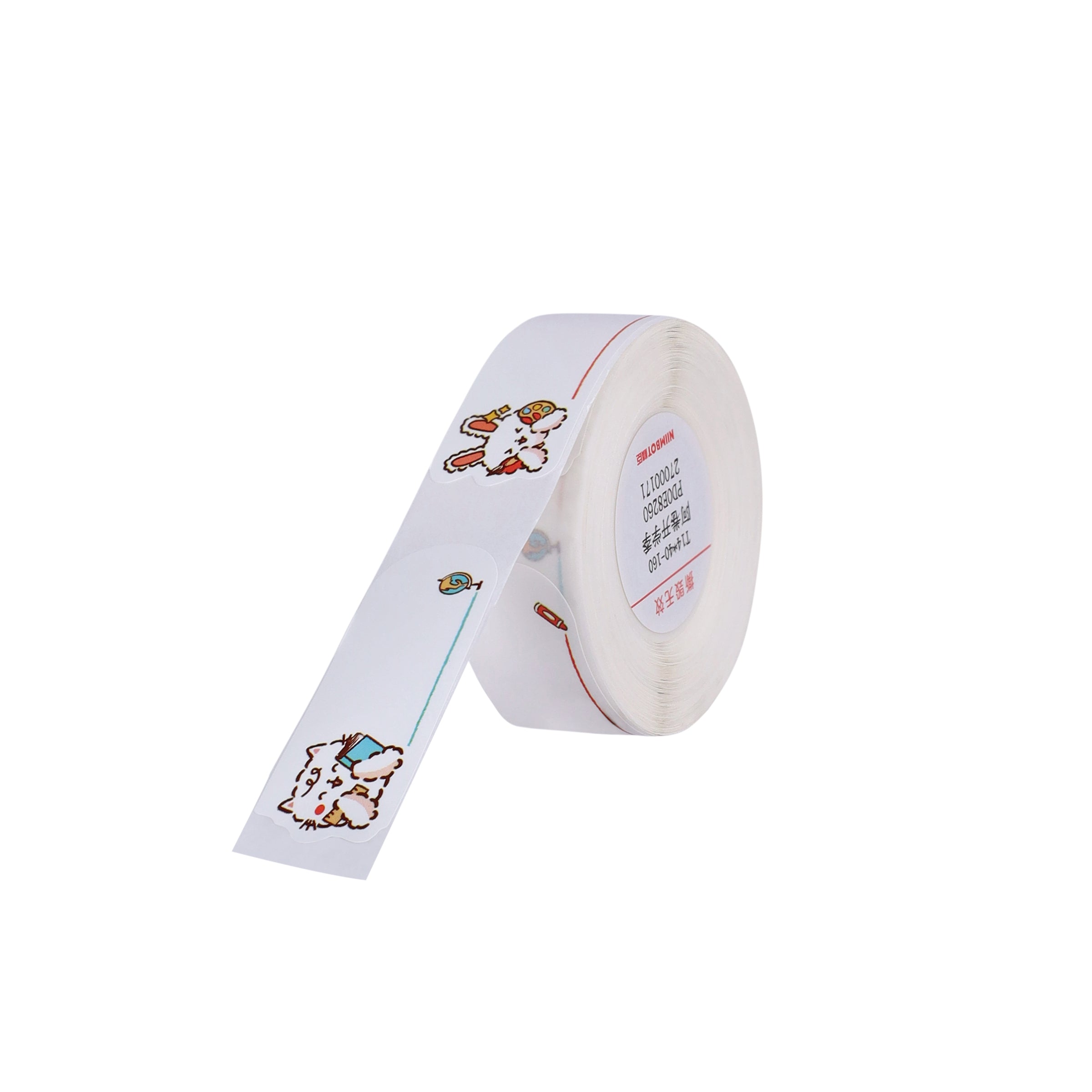 NB298 - NIIMBOT - D11 / D101 / D110 / H1S - 14X40MM - 155 SCHOOL RABBIT LABELS
