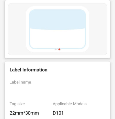 NB325 - NIIMBOT - D101 ONLY - 22X30MM - 210 COOL SUMMER LABELS