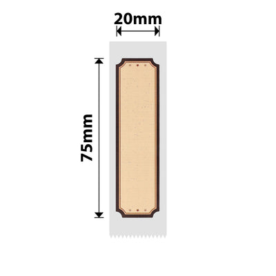 NB328 - NIIMBOT - D101 ONLY - 20X75MM - 90 WOOD LOVE LABELS