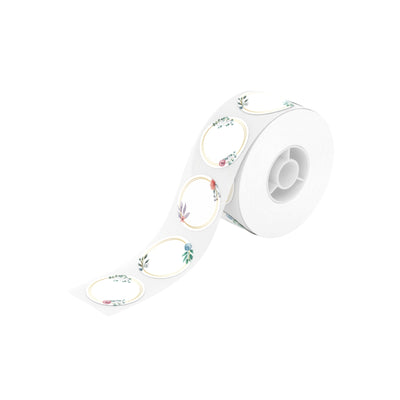 NIIMBOT - D101 Only - 25x25mm - Flower Park Round - 230 Labels