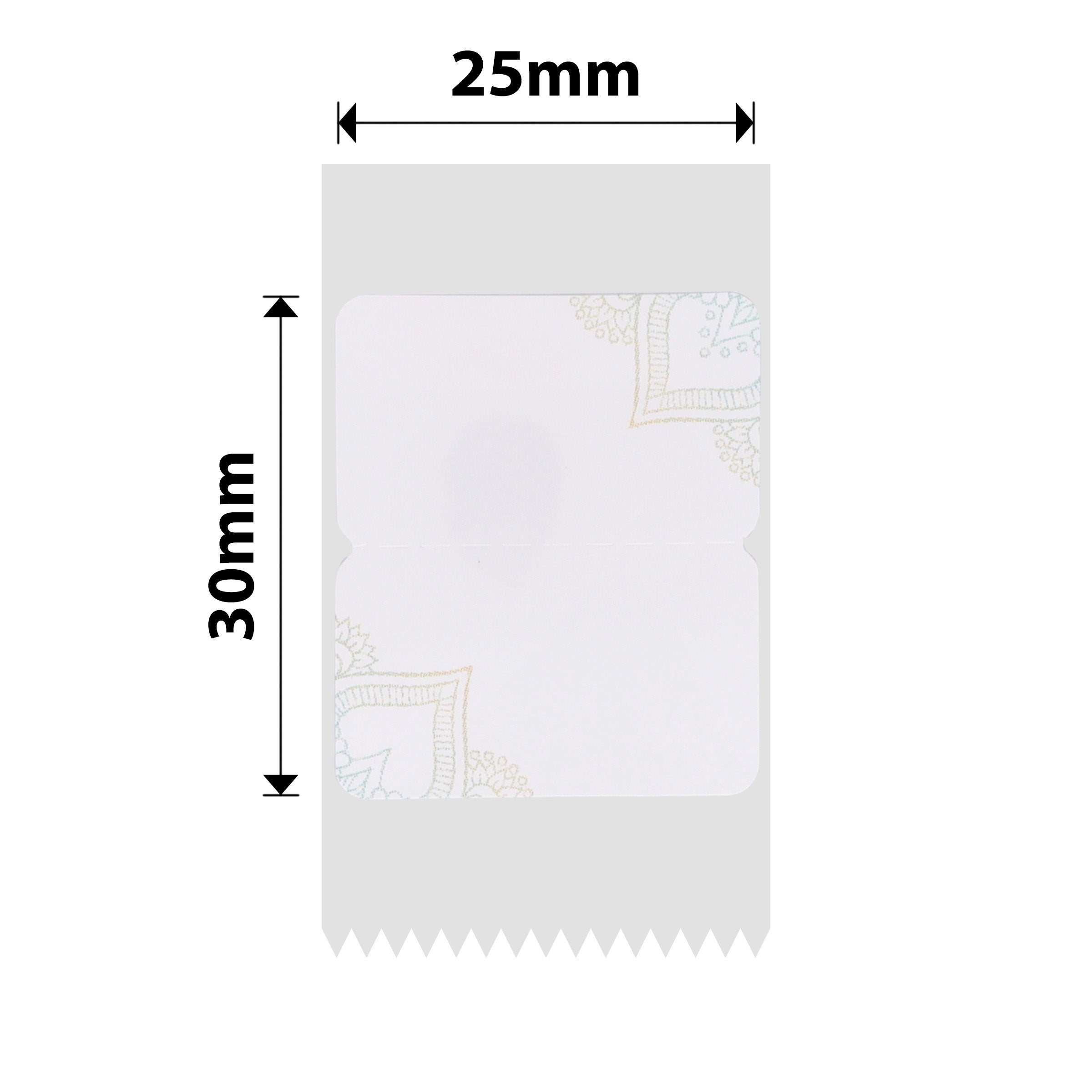 NB342 - NIIMBOT - D101 ONLY - 25X30MM - 210 PANDORA MARK LABELS
