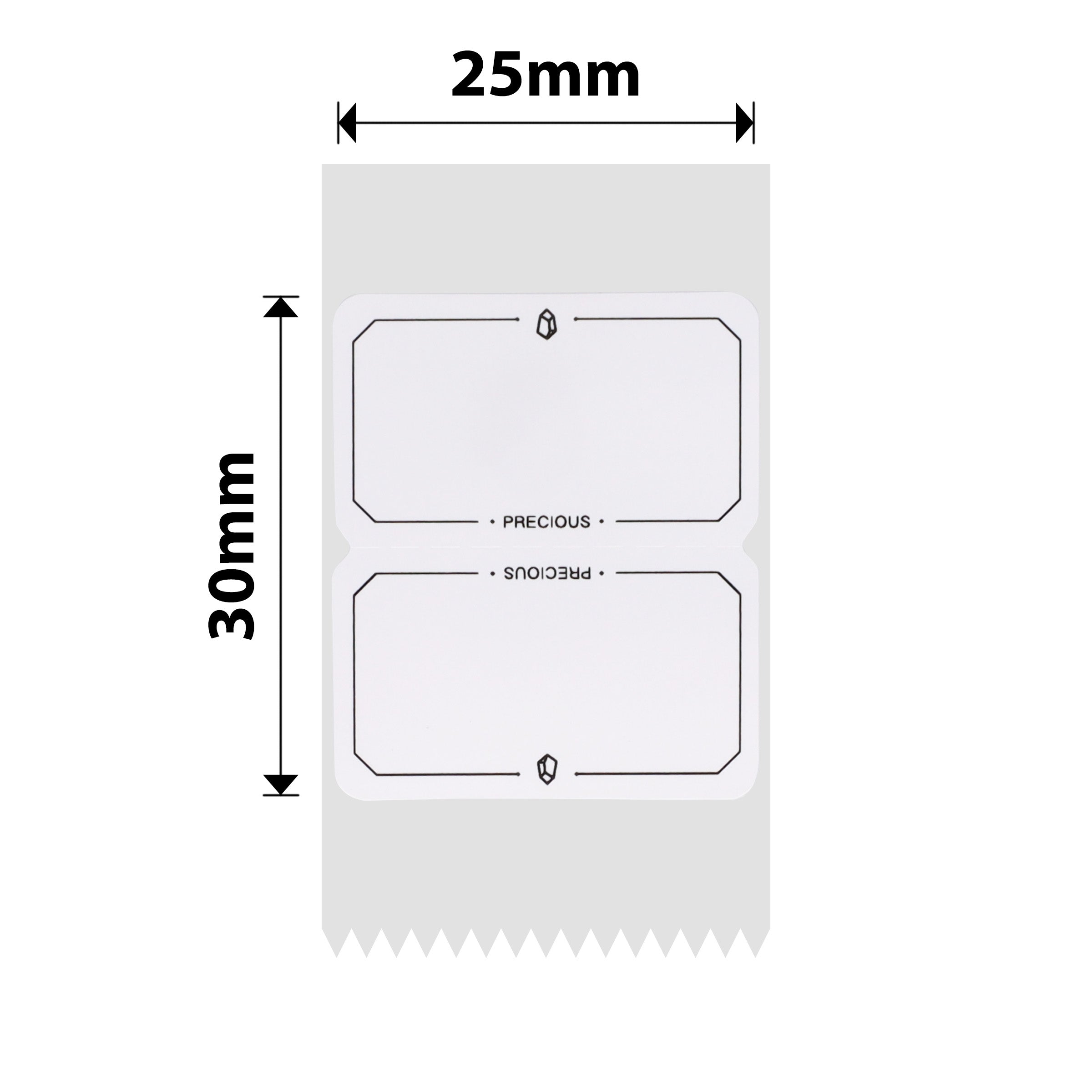 NB345 - NIIMBOT - D101 ONLY - 25X30MM - 210 TRUE LOVE LABELS