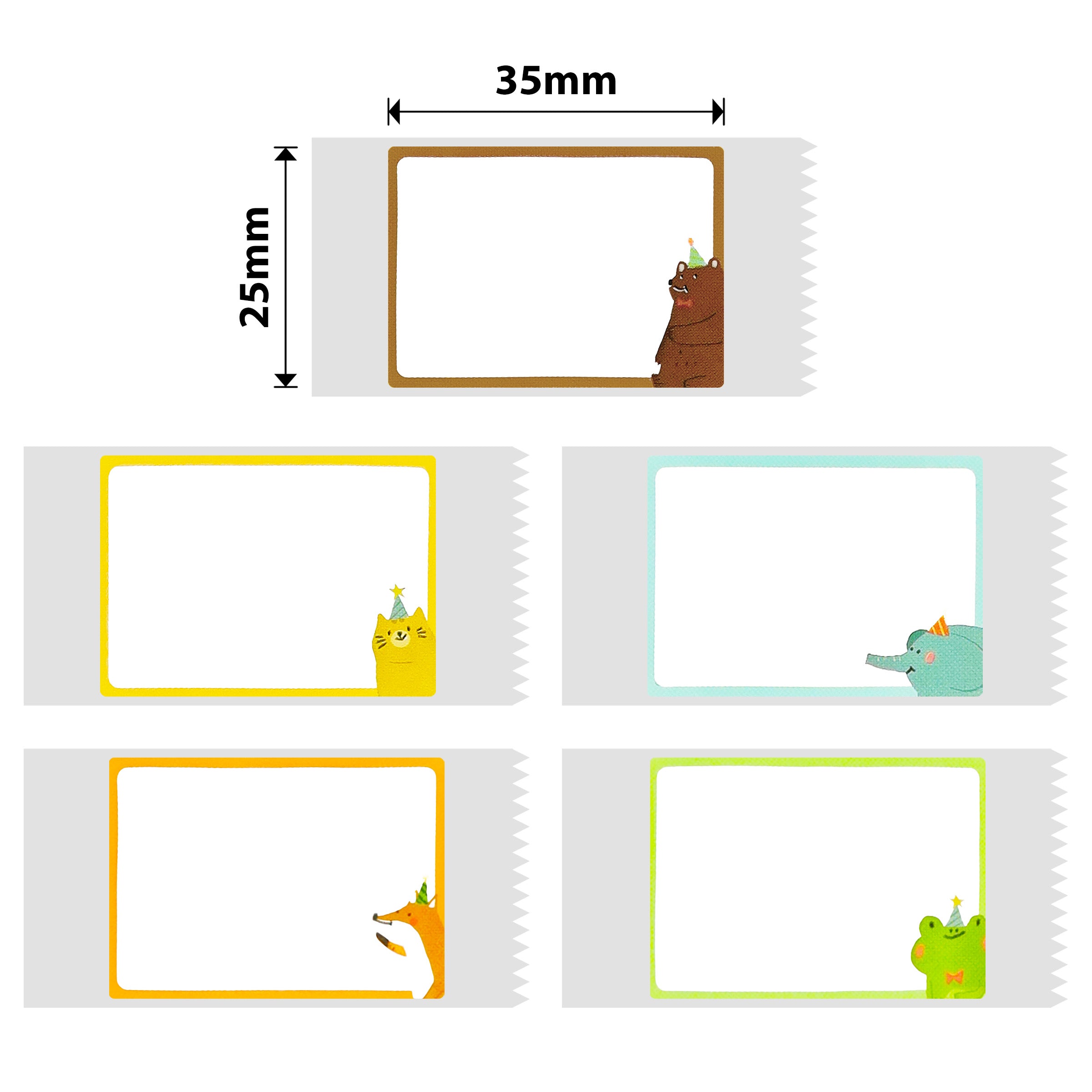 NB349 - NIIMBOT - D101 ONLY - 25X35MM - 170 ENCHANTED FOREST LABELS