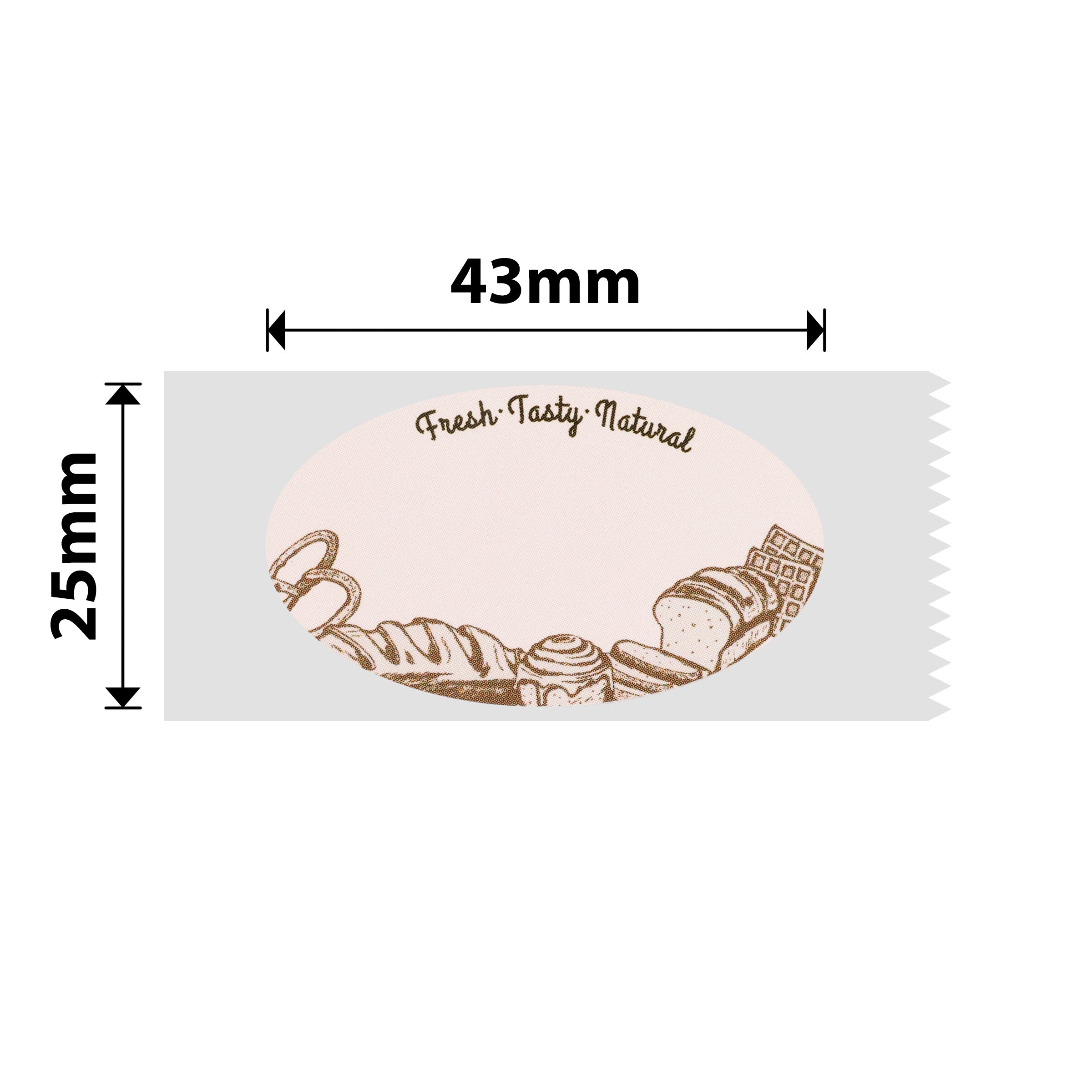 NB362 - NIIMBOT - D101 ONLY - 25X43MM - 145 SWEET TEA LABELS