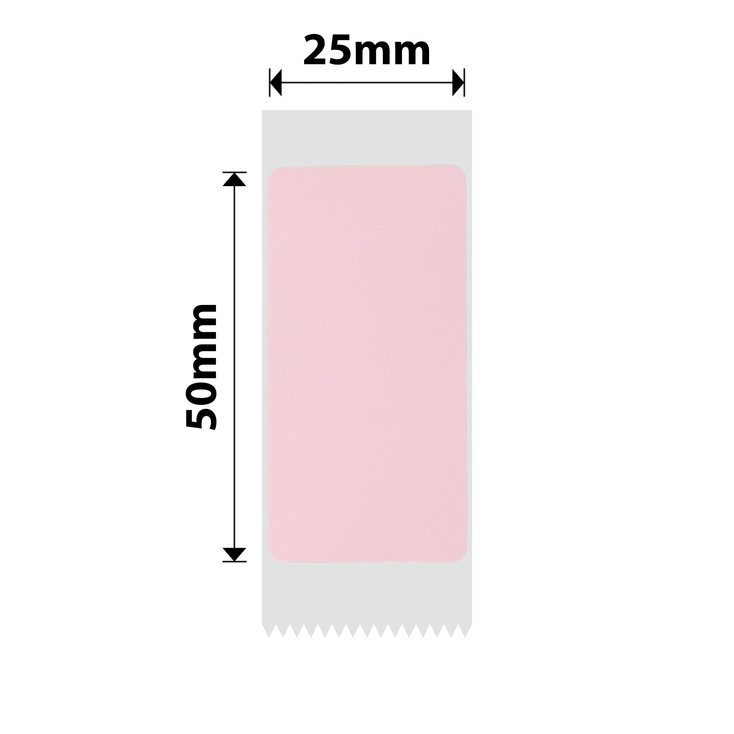 NB370 - NIIMBOT - D101 ONLY - 25X50MM - 130 PINK LABELS