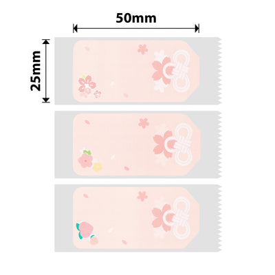 NB371 - NIIMBOT - D101 ONLY - 25X50MM - 125 SAKURA FLOWER KNOT LABELS