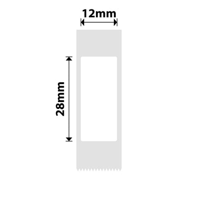 NB384 - NIIMBOT - B18 / N1 - 12X28MM - 200 WHITE LABELS