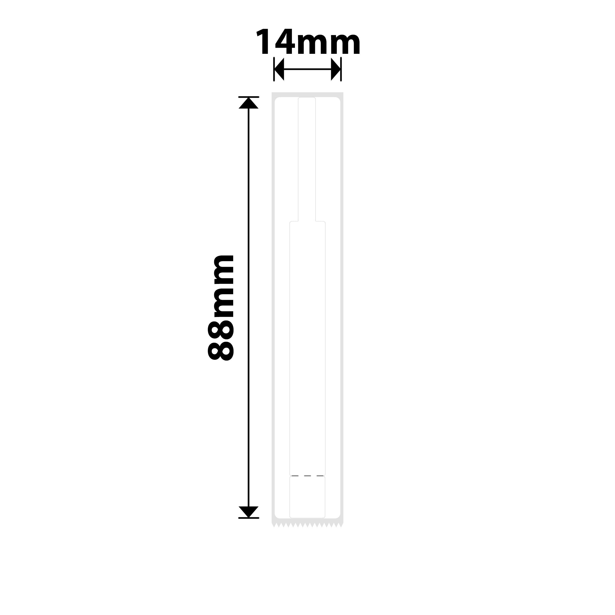 NB411 - NIIMBOT - B18 / N1 - 14X88MM - 75 WHITE EYEGLASSES LABELS