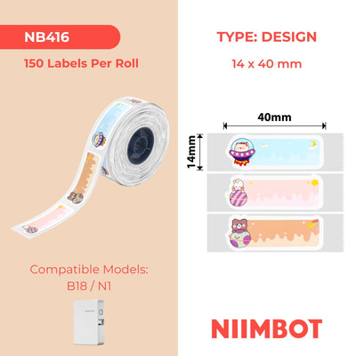 NIIMBOT-N1-14x40mm-Star Trek-150 étiquettes