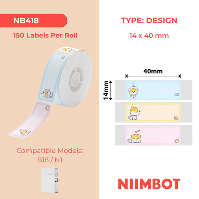 NIIMBOT - N1 - 14x40mm - Dreamer Achai - 150 etichette