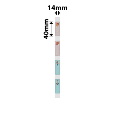 NB419 - NIIMBOT - B18 / N1 - 14X40MM - 150 CHILD TRAVELLING LABELS