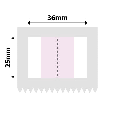 NIIMBOT-Gamme B-36 x 25 mm-Étiquettes autocollantes roses-260 étiquettes