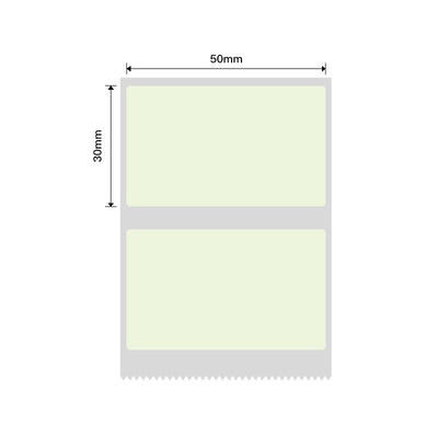 NB447 - NIIMBOT - B1 / B21 / B3S / B4 - 50X30MM - 230 GREEN LABELS
