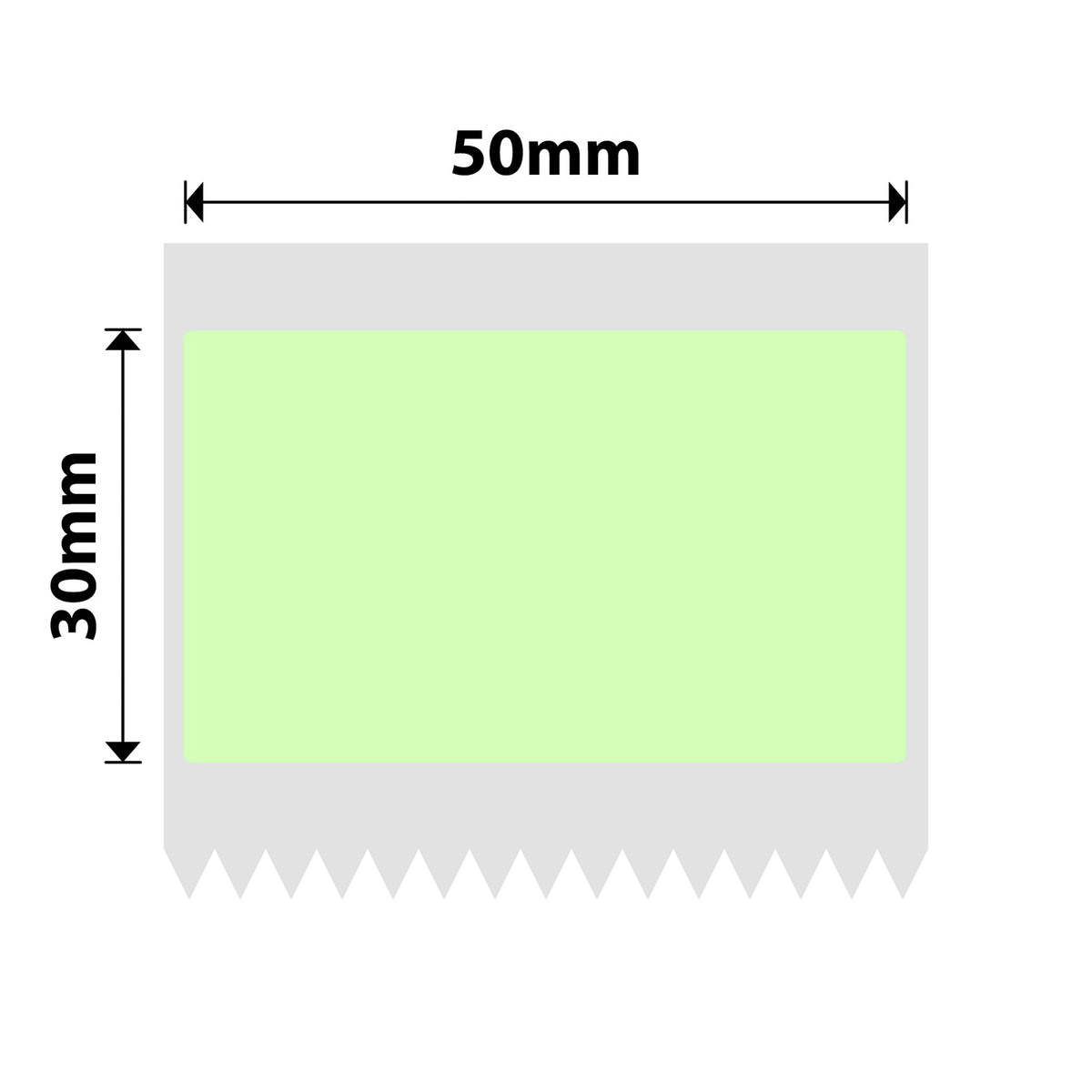 NIIMBOT-Gamme B-50 x 30 mm-Vert-230 étiquettes