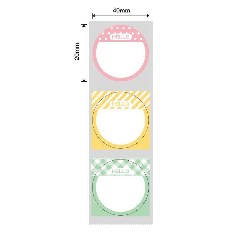 NB449 - NIIMBOT - B1 / B21 / B3S / B4 - 31X31MM - 220 HELLO LABELS