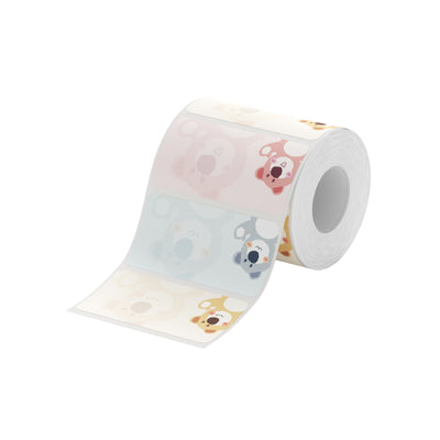 NIIMBOT - Serie B - 40x20mm - Orsetto carino - 320 etichette
