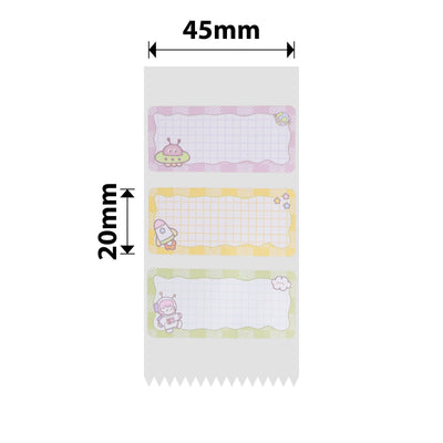 NB459 - NIIMBOT - B1 / B21 / B3S / B4 - 45X20MM - 320 SPACE SQUAD LABELS