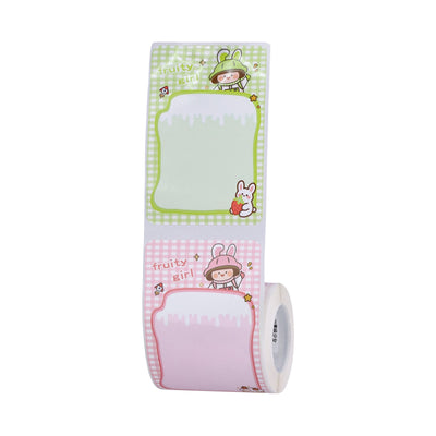 NB469 - NIIMBOT - B1 / B21 / B3S / B4 - 50X80MM - 95 FRUITY GIRL MULTI-COLOUR LABELS