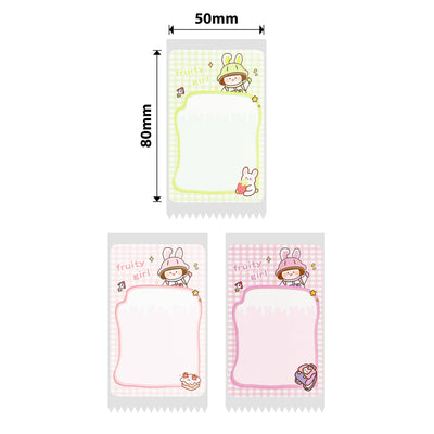 NB469 - NIIMBOT - B1 / B21 / B3S / B4 - 50X80MM - 95 FRUITY GIRL MULTI-COLOUR LABELS