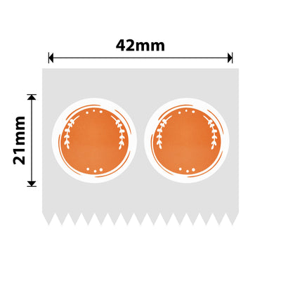 NB475 - NIIMBOT - B1 / B21 / B3S / B4 - 42X21MM - 310 ORANGE ROUND LABELS