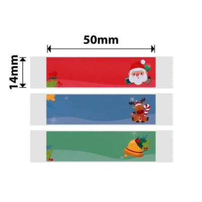 NB506 - NIIMBOT - D11 / D101 / D110 / H1S - 14X50MM - 125 CHRISTMAS LABELS