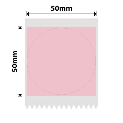 NB515 - NIIMBOT - B1 / B21 / B3S / B4 - 50X50MM - 150 PINK ROUND LABELS