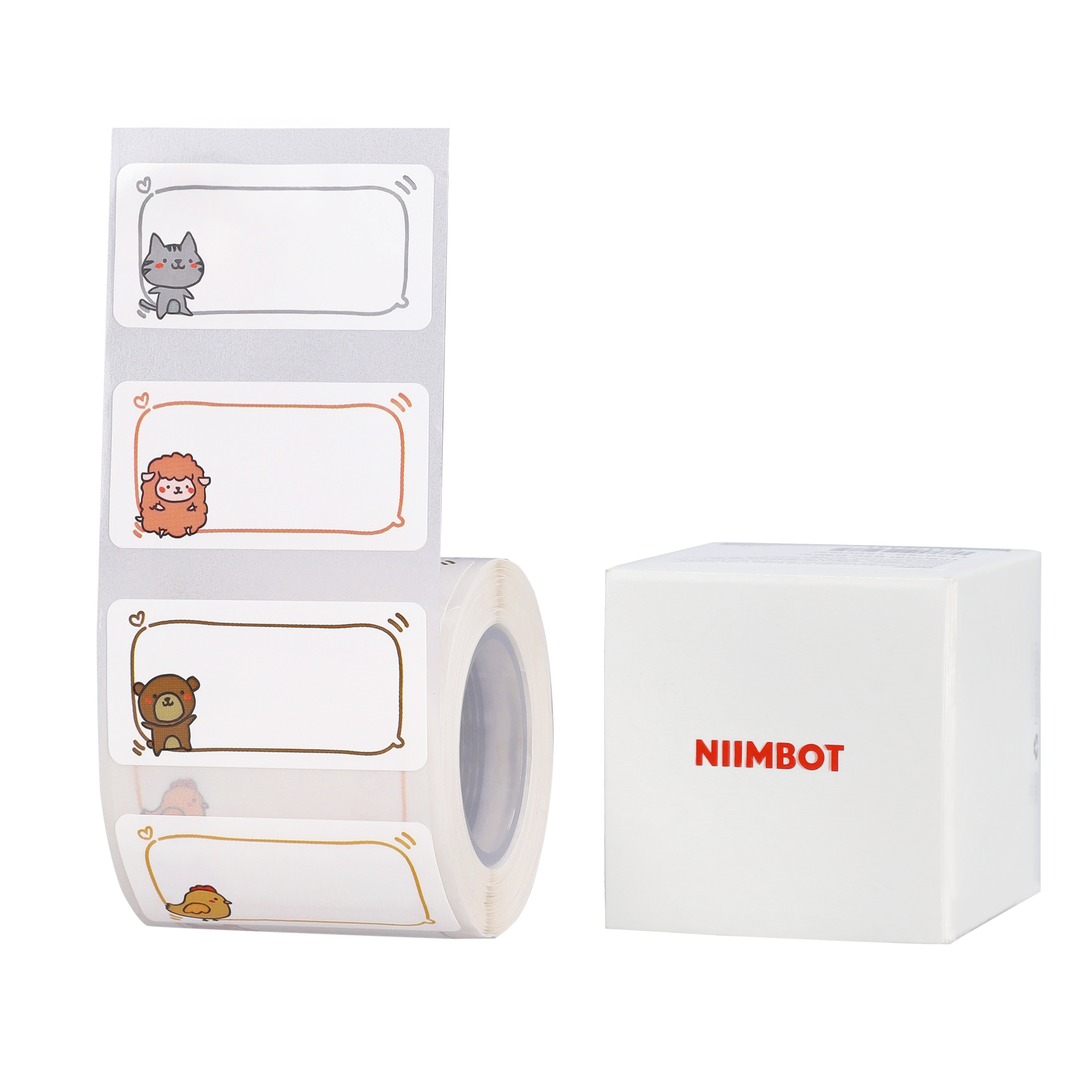 NB521 - NIIMBOT - B1 / B21 / B3S / B4 - 40X20MM - 320 ANIMAL MESSAGES LABELS