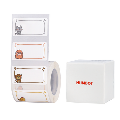 NB521 - NIIMBOT - B1 / B21 / B3S / B4 - 40X20MM - 320 ANIMAL MESSAGES LABELS
